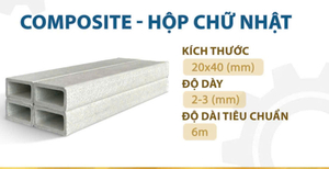 Hộp Nhựa Composite 20x40x2ly